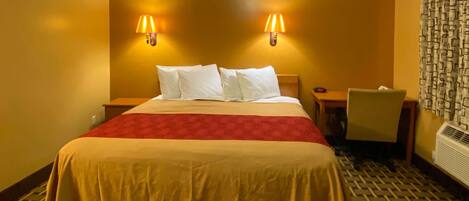 Desk, iron/ironing board, free WiFi, bed sheets