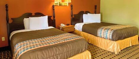 Comfort Room, 2 Double Beds, Non Smoking, Refrigerator & Microwave