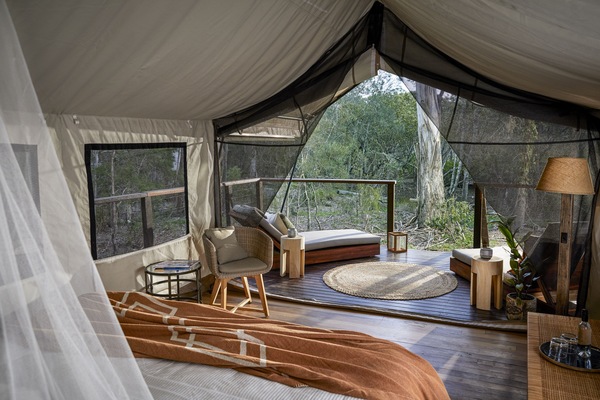 Deluxe Tent, 1 King Bed, Resort View | Premium bedding, individually decorated, individually furnished