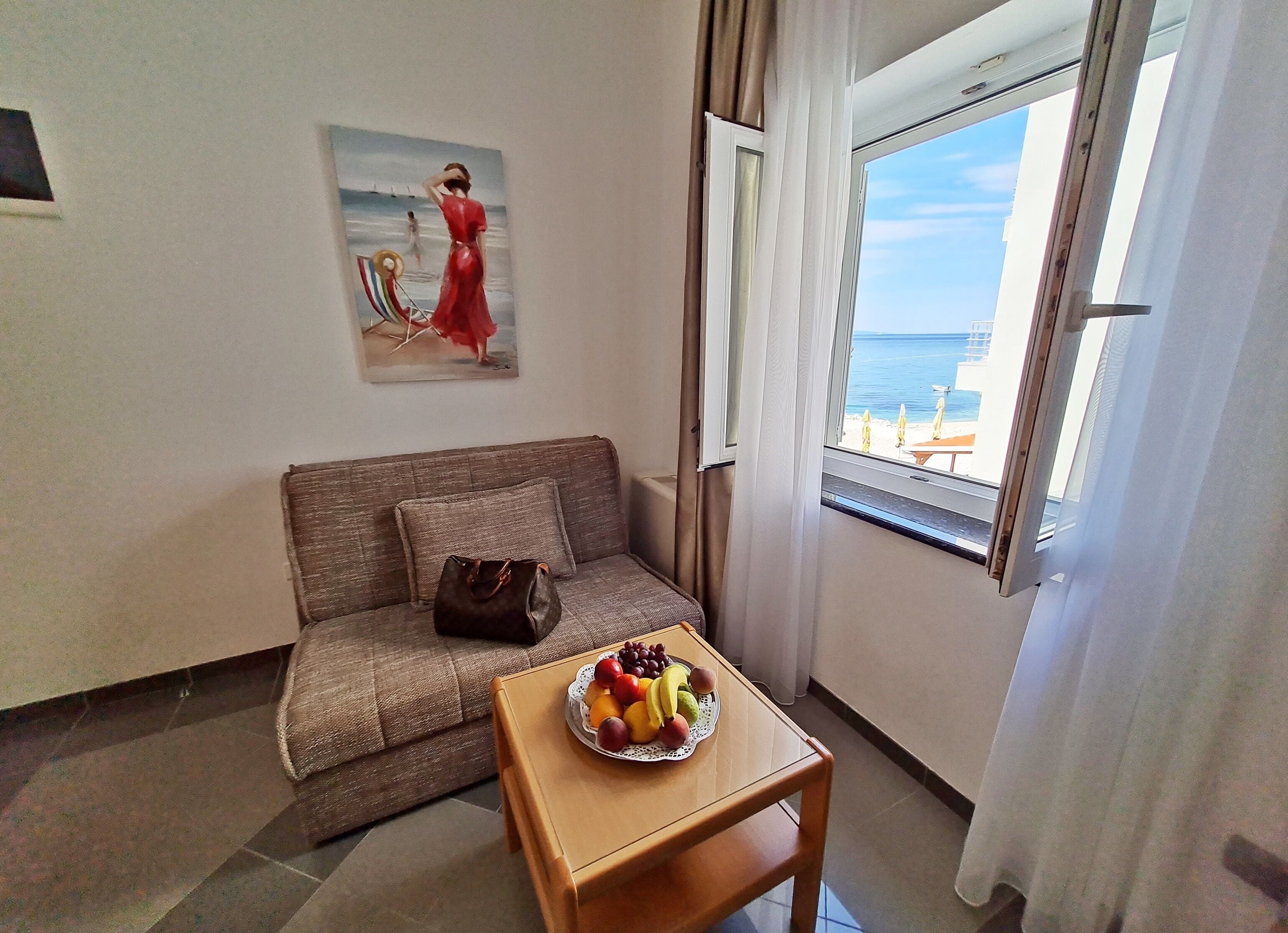 Suite, eingeschränkter Meerblick | Ausblick vom Zimmer