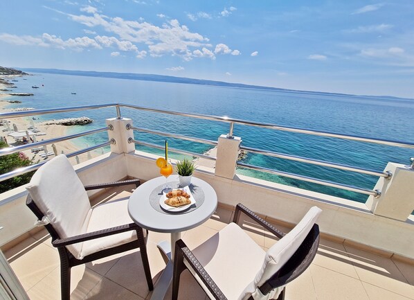 Blick von der Unterkunft