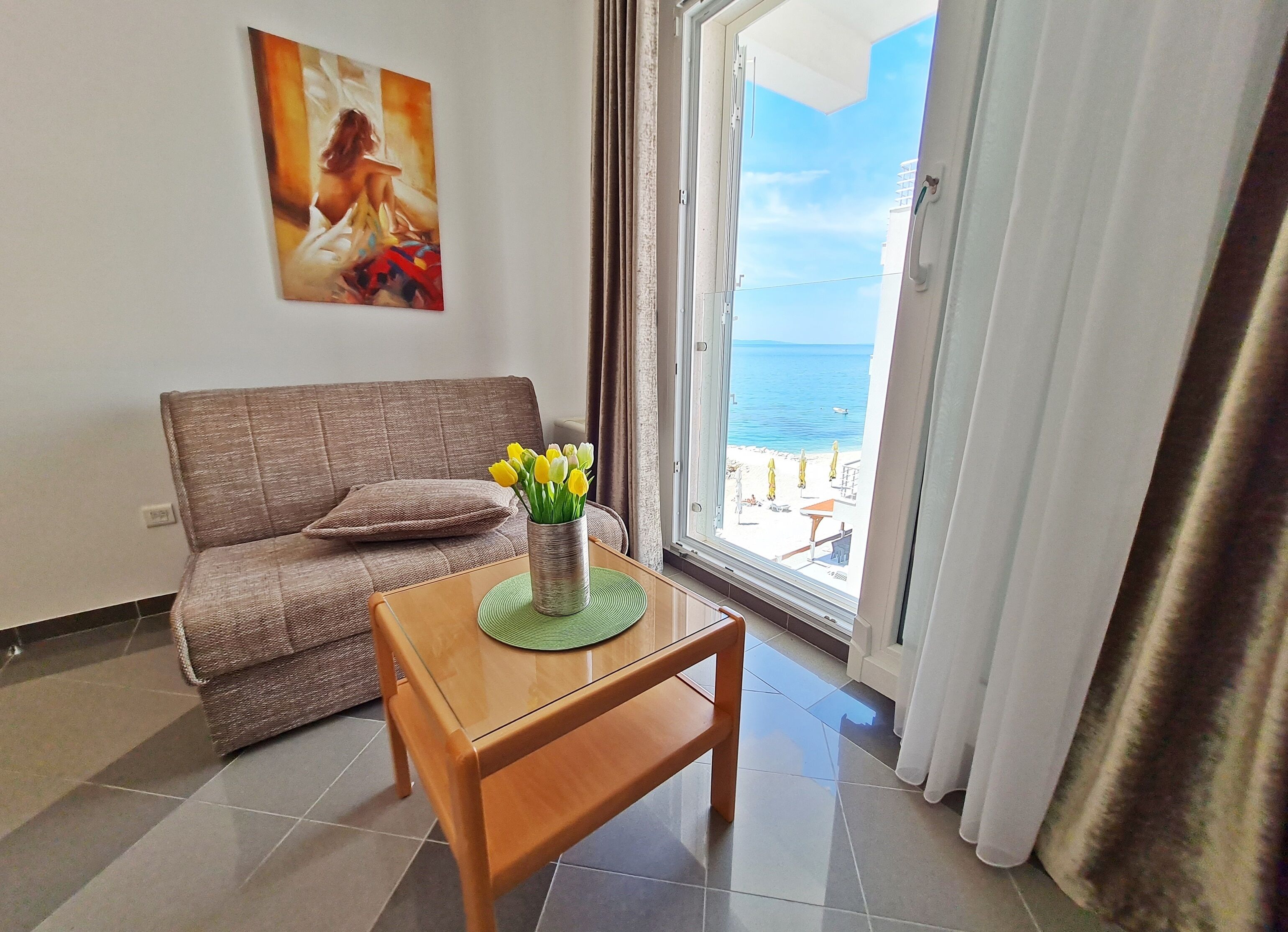 Suite, Balkon, eingeschränkter Meerblick