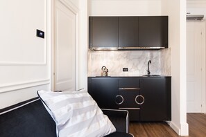 50-inch flat-screen TV with satellite channels, TV