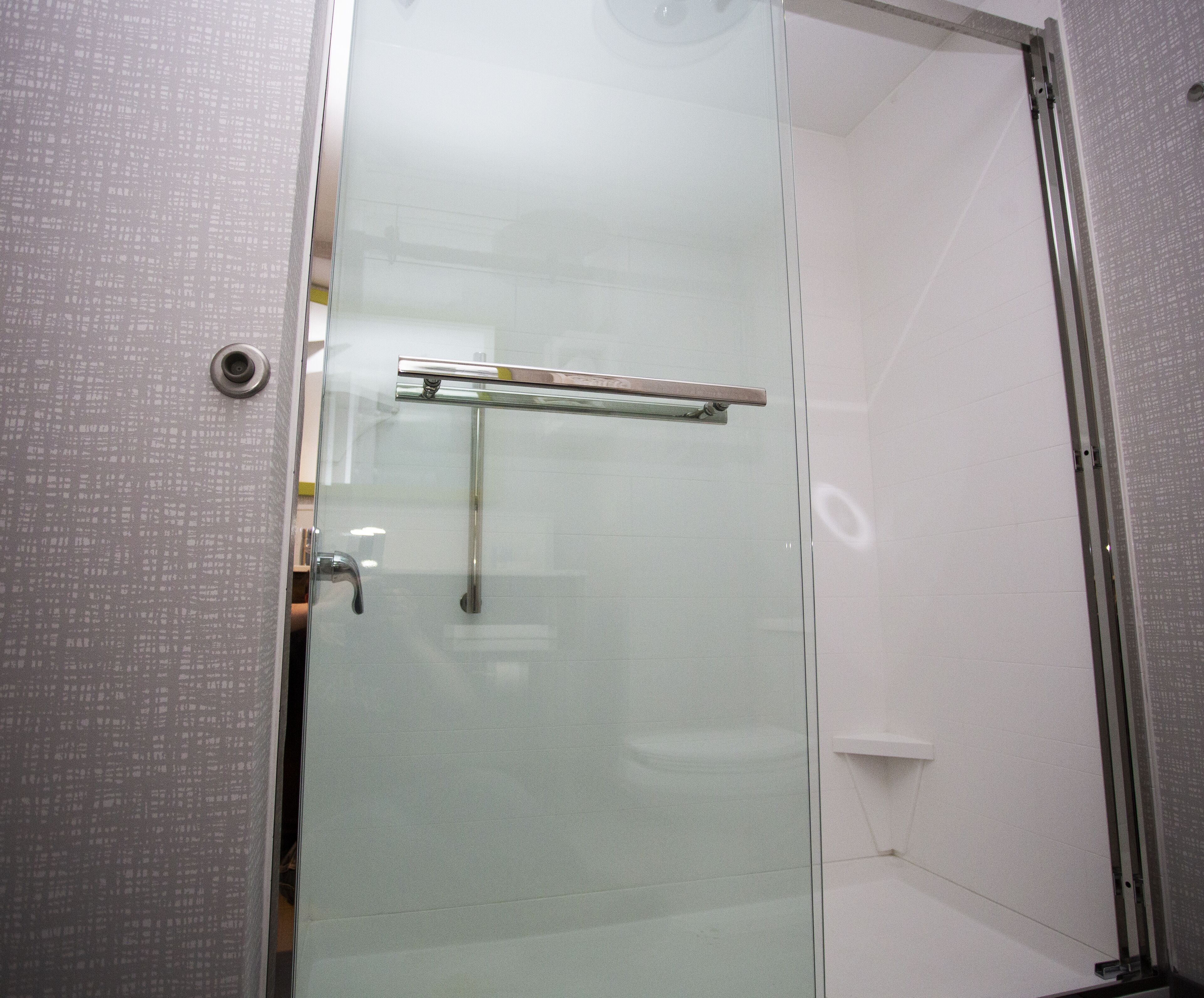 one king bed nonsmoking | bathroom | free toiletries, hair dryer, towels