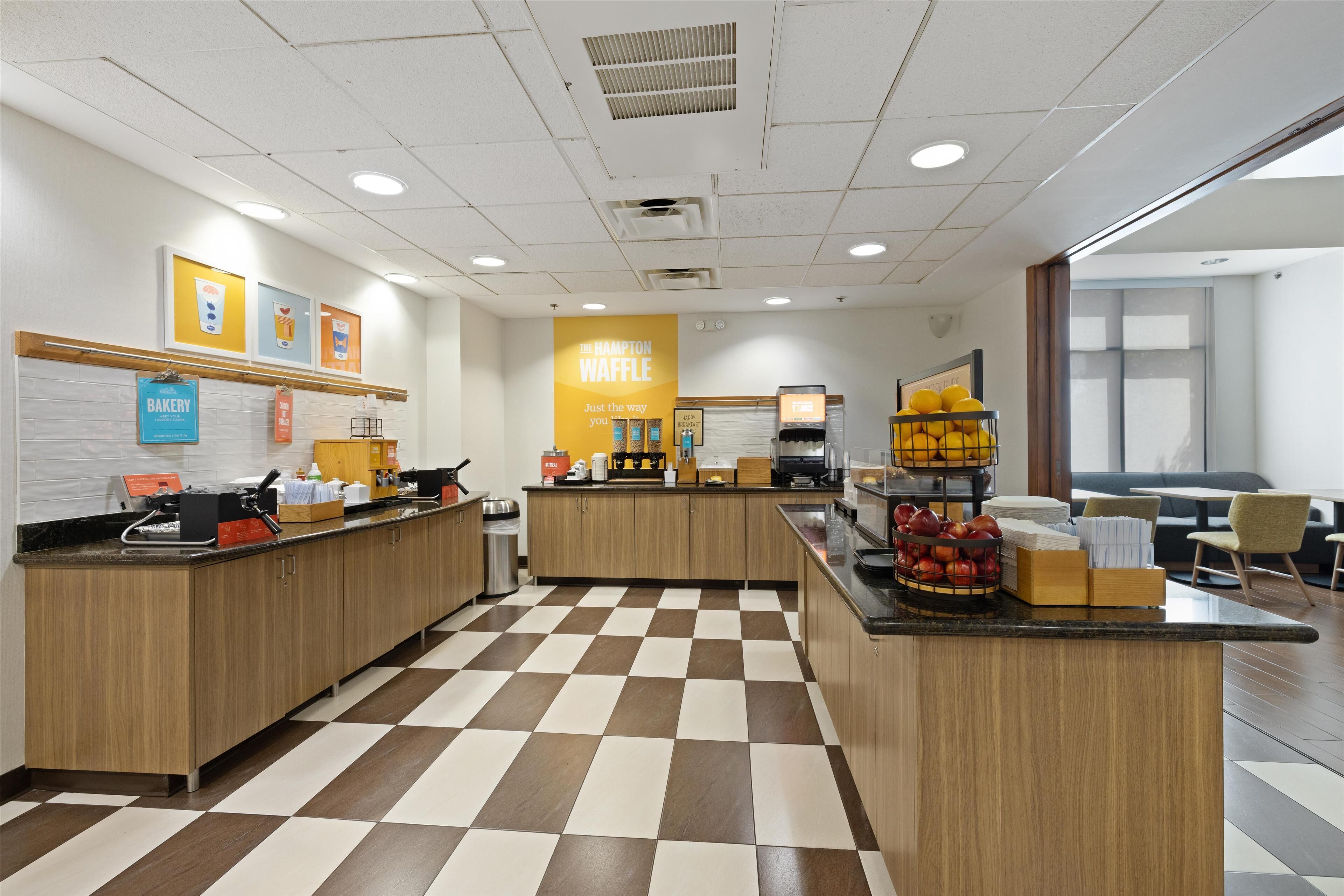 free daily buffet breakfast