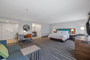 Estudio, mat. grande, sofá cama, no fum. | Camas con pillow-top, cortinas blackout y tabla de planchar con plancha