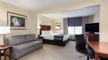 Luxe beddengoed, een kluis op de kamer, een bureau