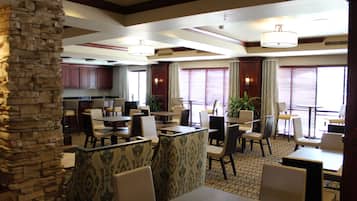 Free daily self-service breakfast