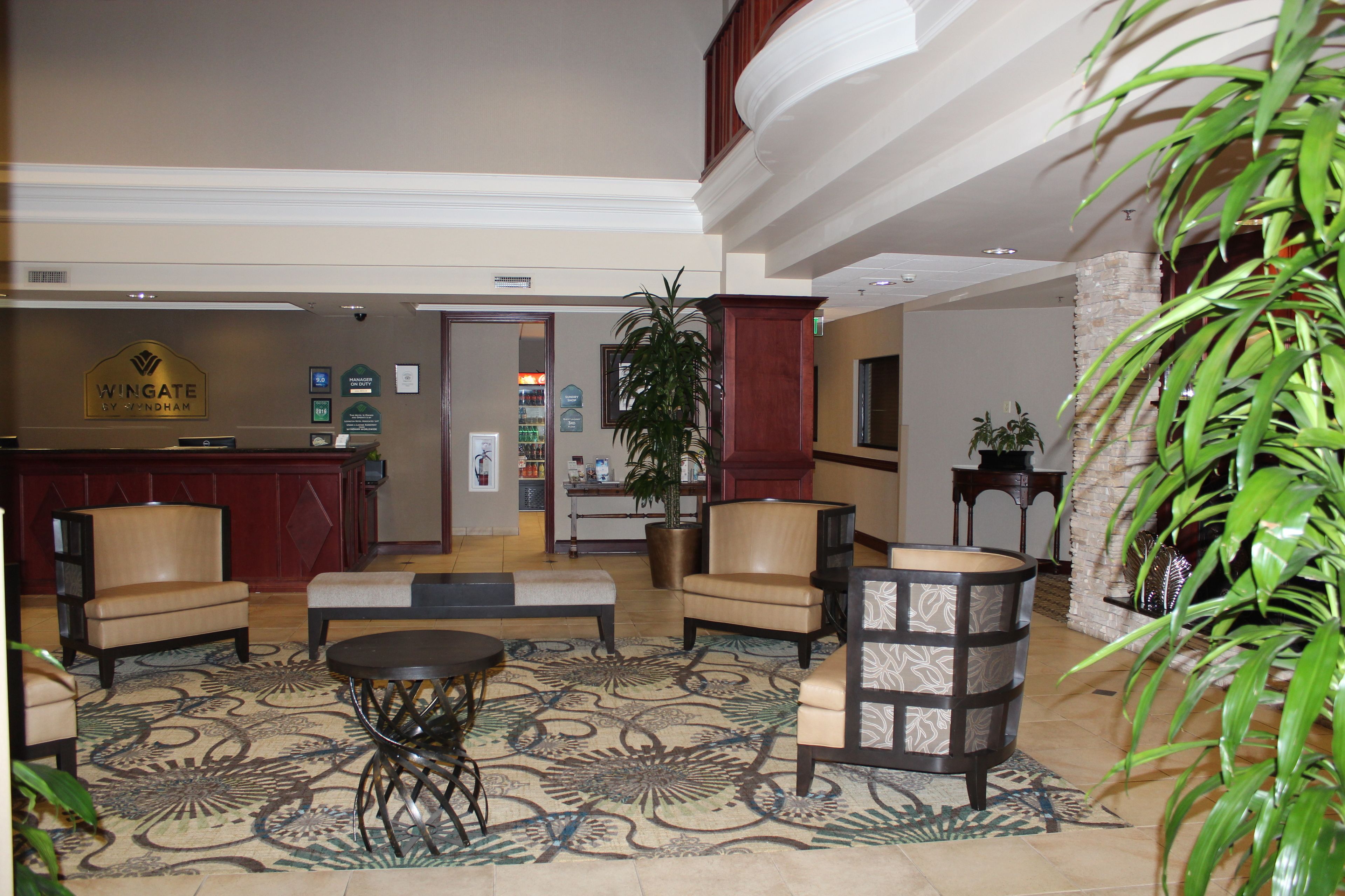 Lobby sitting area