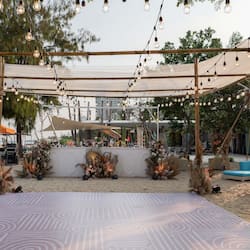 Área interna para casamento