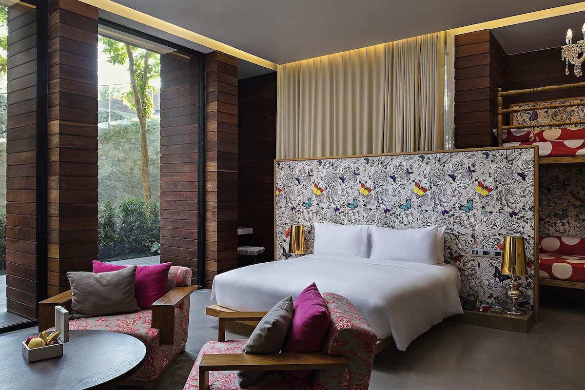 Quarto família, várias camas, vista para o jardim (So Family) | Roupas de cama premium, frigobar (abastecido com alguns itens grátis)