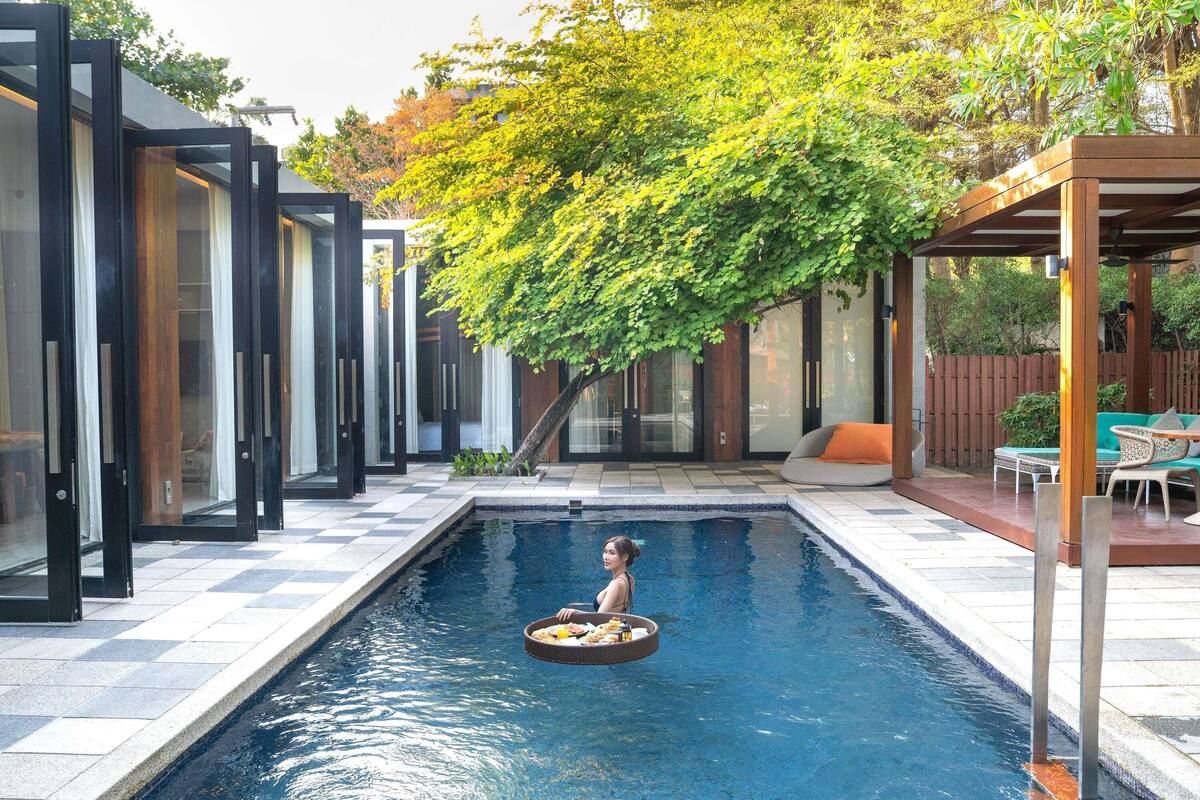 Villa, 2 slaapkamers, privézwembad (SO POOL VILLA) | Luxe beddengoed, een minibar met enkele gratis items