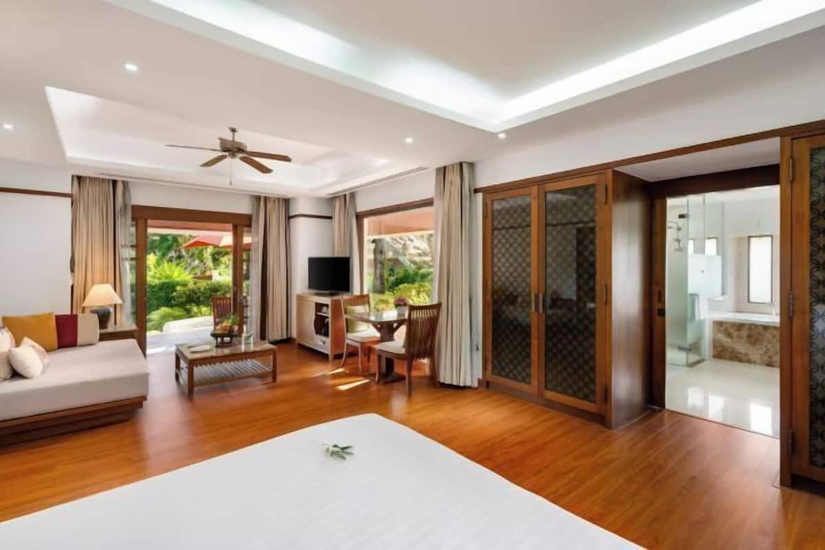 Ropa de cama de alta calidad y minibar