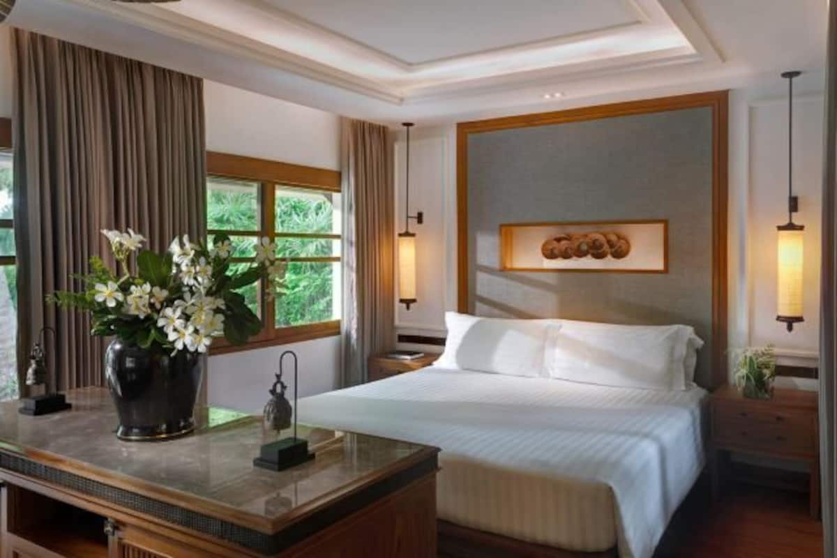 Ropa de cama de alta calidad y minibar