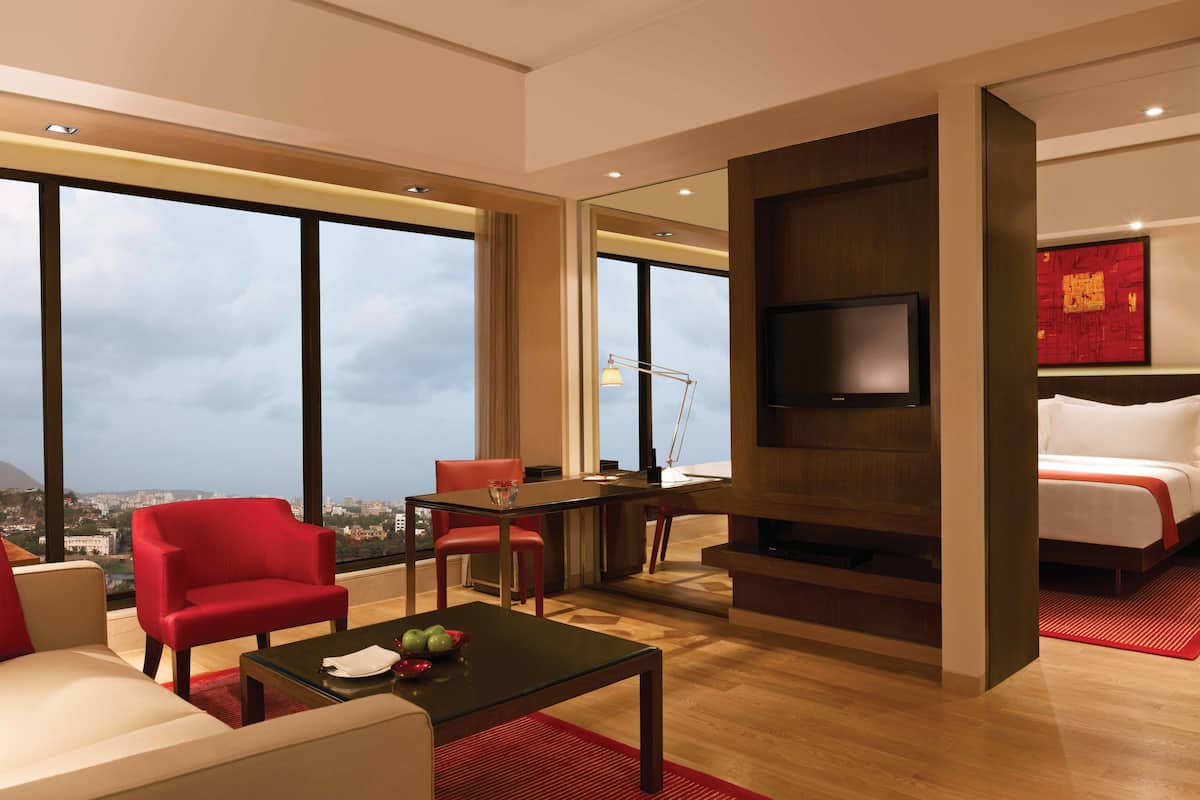 club suite | living room | 32-inch lcd tv with satellite channels, tv, dvd player