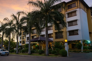 Voorkant van accommodatie