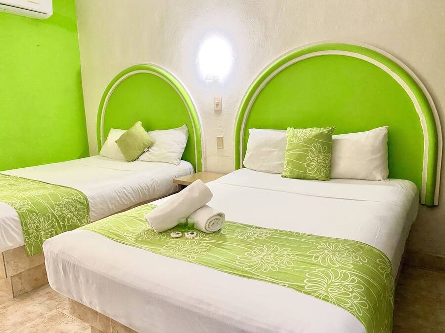 Standard Room, 2 Double Beds | 5 bedrooms, individually decorated, individually furnished, desk