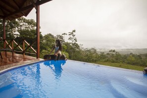 Villa, 2 Bedrooms, Private Pool, Mountain View | Egyptian cotton sheets, premium bedding, pillowtop beds, in-room safe - Arenal Waterfall Lodge Villas (La Fortuna)