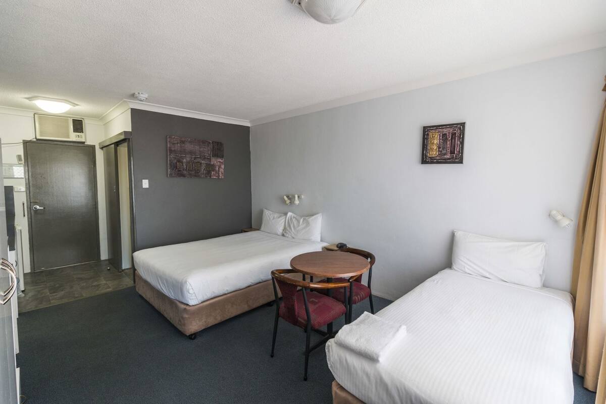 Desk, iron/ironing board, rollaway beds, free WiFi