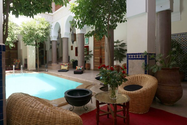 Indoor pool, outdoor pool