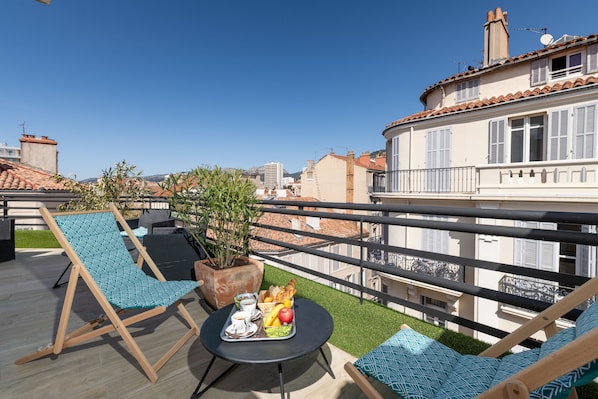 Chambre double avec Terrasse | Terrasse/Patio