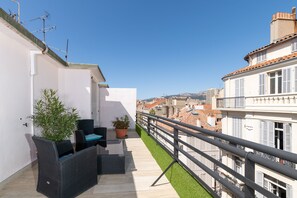 Vistas a la ciudad desde el alojamiento