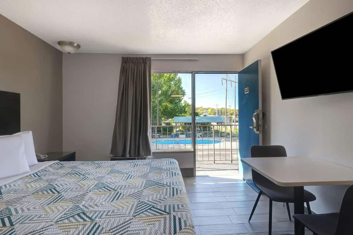 Premium bedding, desk, iron/ironing board (on request), free WiFi