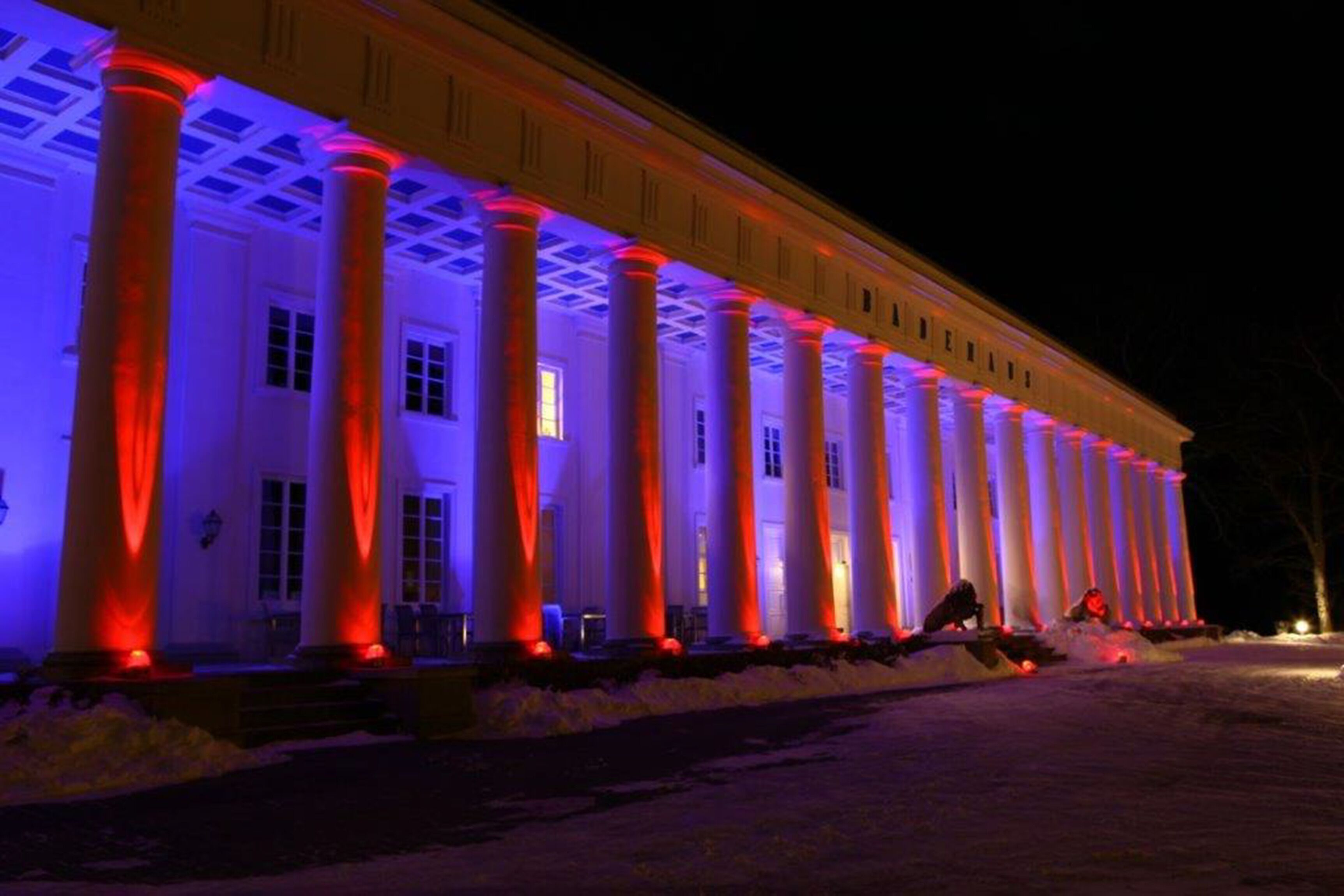 front of property – evening/night