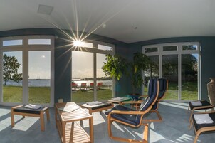 Sauna, steam room, hot springs, body treatments, hot stone massages