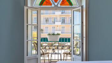 Privilege Double Room Sea View with Balcony | In-room safe, desk, laptop workspace, free WiFi