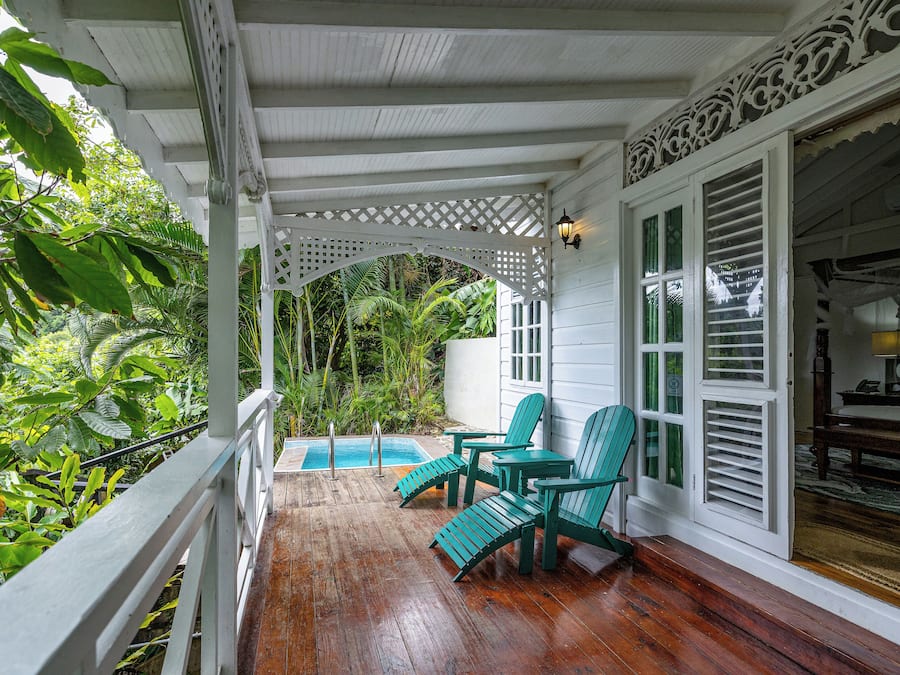 Cottage, 1 Bedroom, Private Pool w/ A/C | Terrace/patio