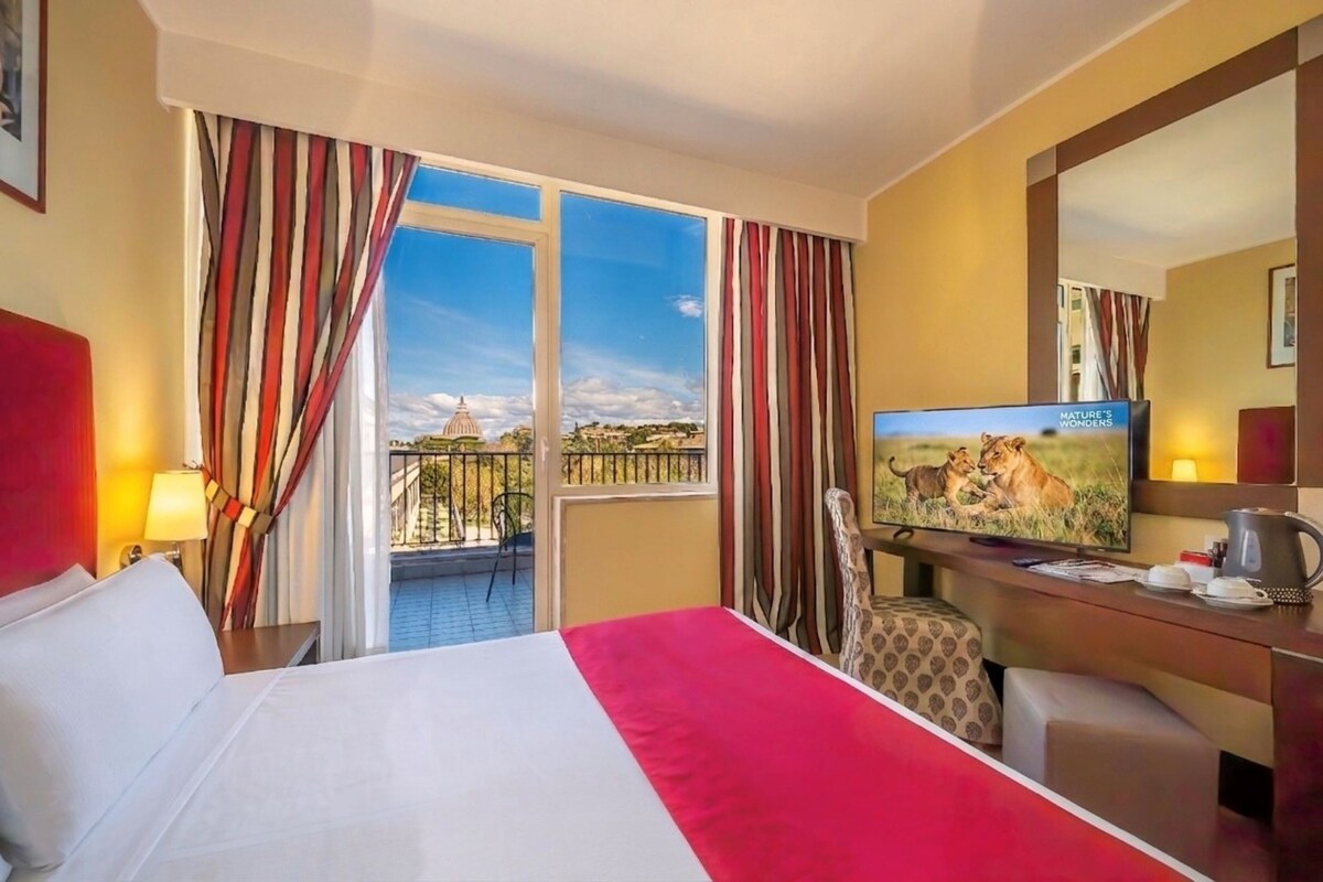 Minibar, in-room safe, desk, blackout curtains
