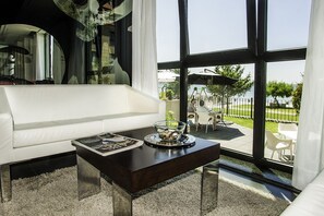 Sitteområde i lobbyen