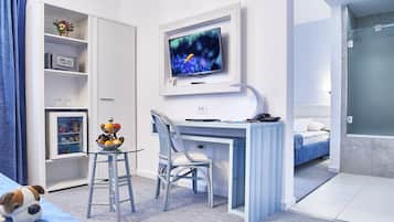 1 habitación, minibar, caja de seguridad en la habitación y escritorio