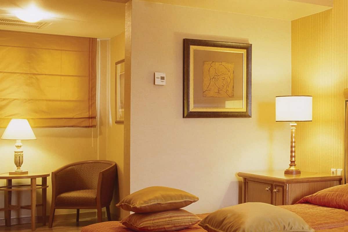 hypo-allergenic bedding, minibar, in-room safe, desk