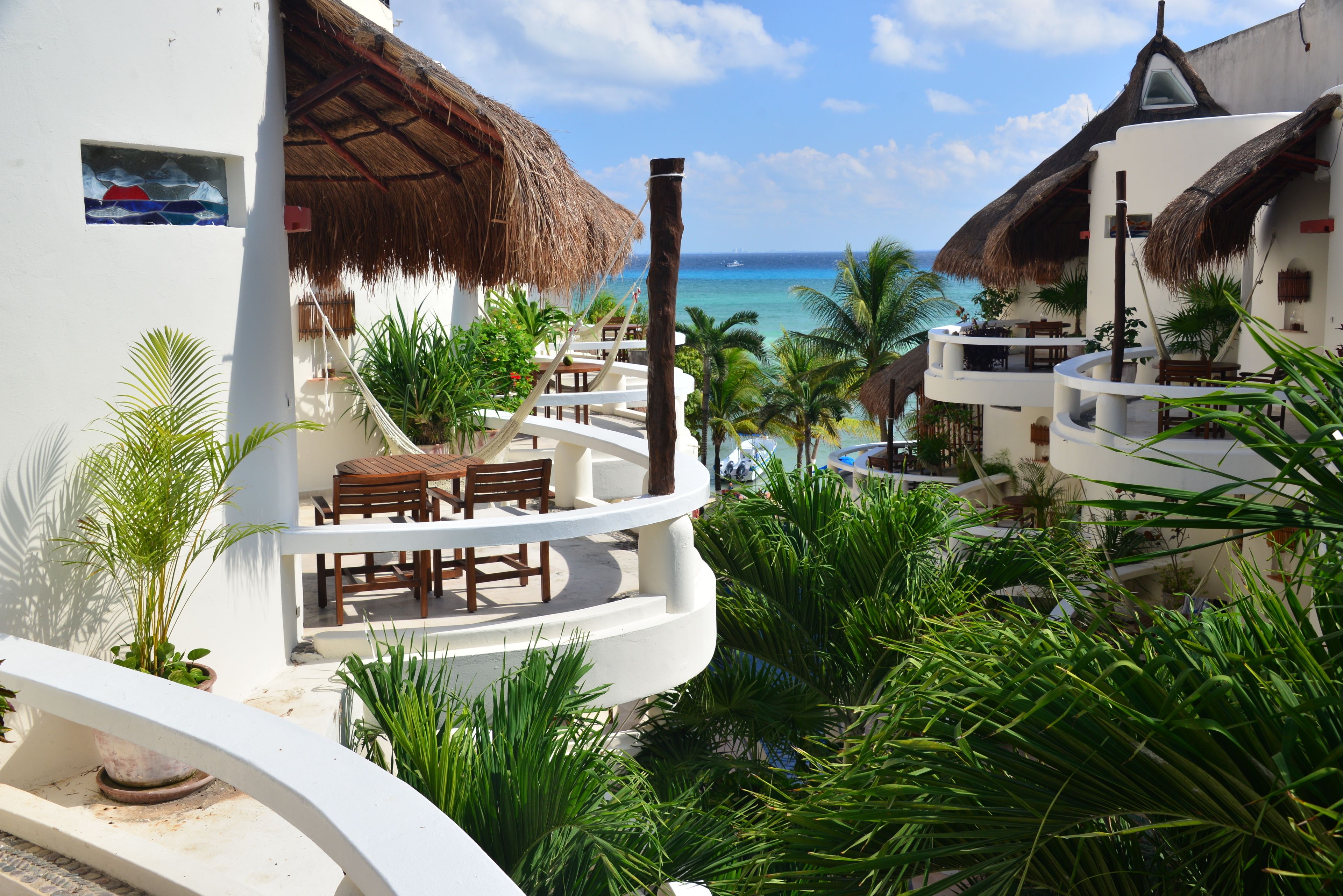 Uitzicht vanuit accommodatie