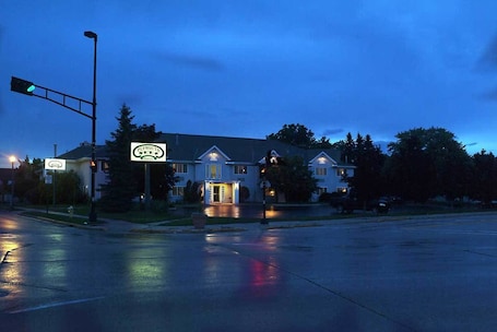 Front of property - evening/night