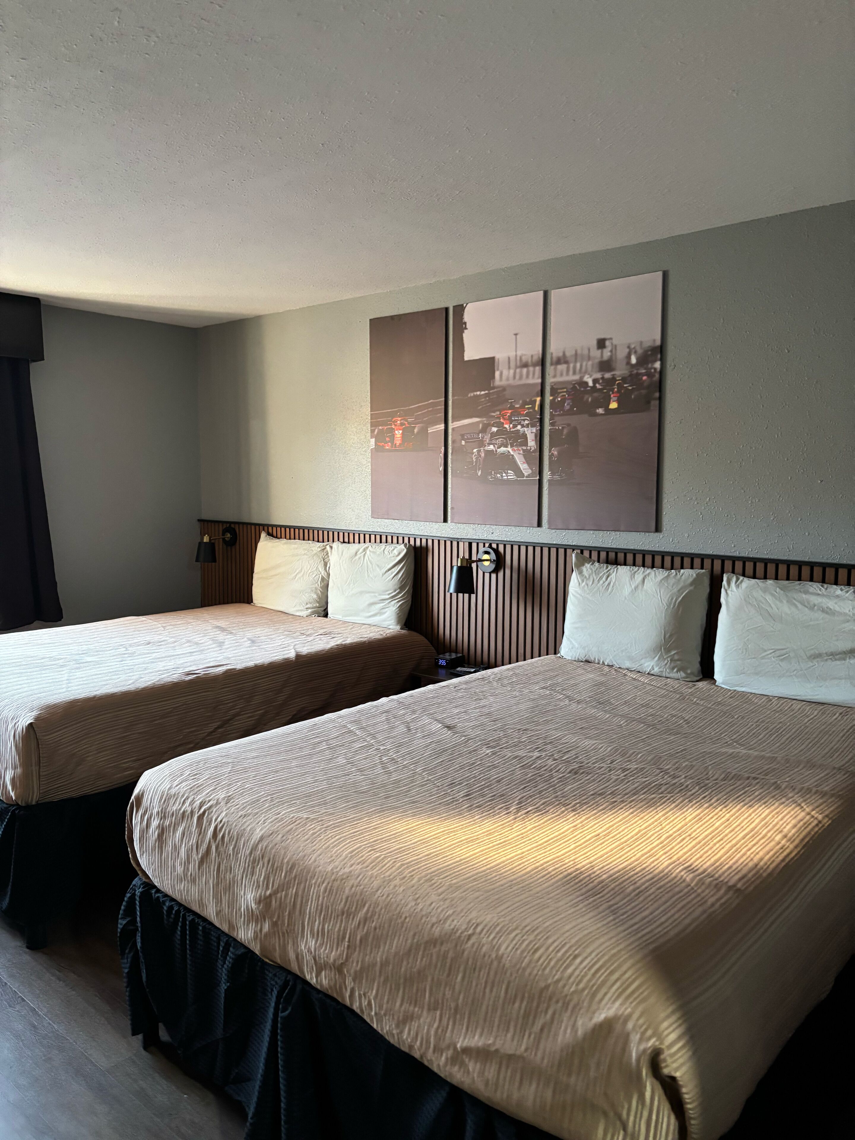 Double Room, 2 Queen Beds | Desk, laptop workspace, free WiFi, bed sheets