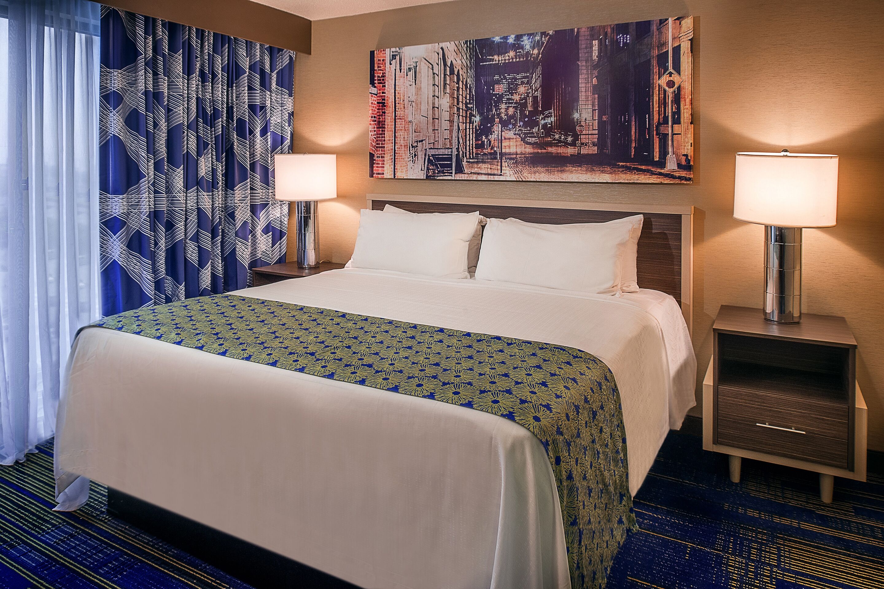 1 bedroom, pillowtop beds, in-room safe, desk