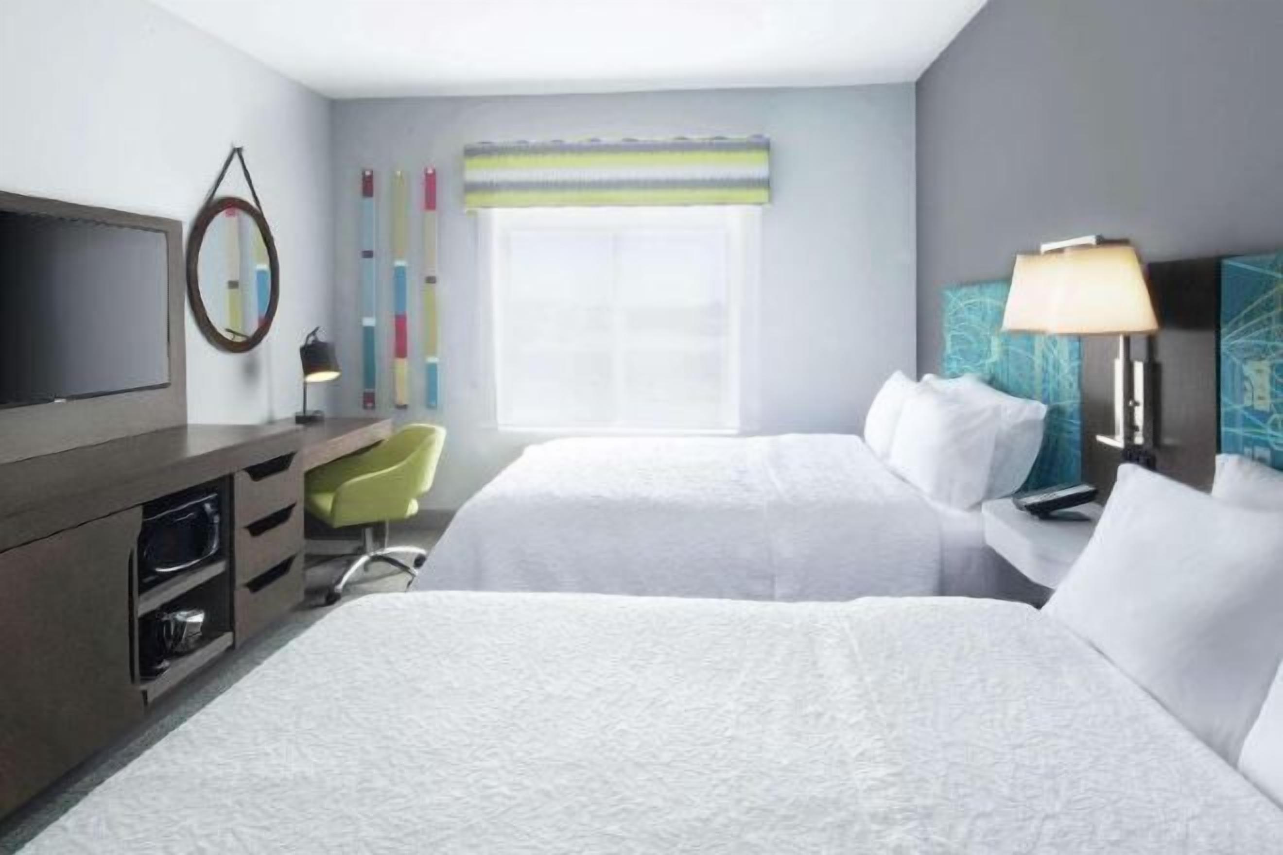 Premium bedding, pillow-top beds, in-room safe, desk