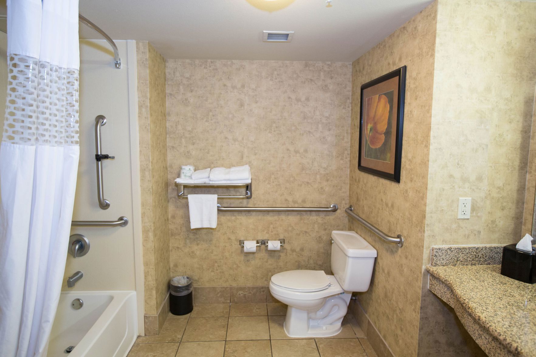 Bathroom | Free toiletries, hair dryer, towels