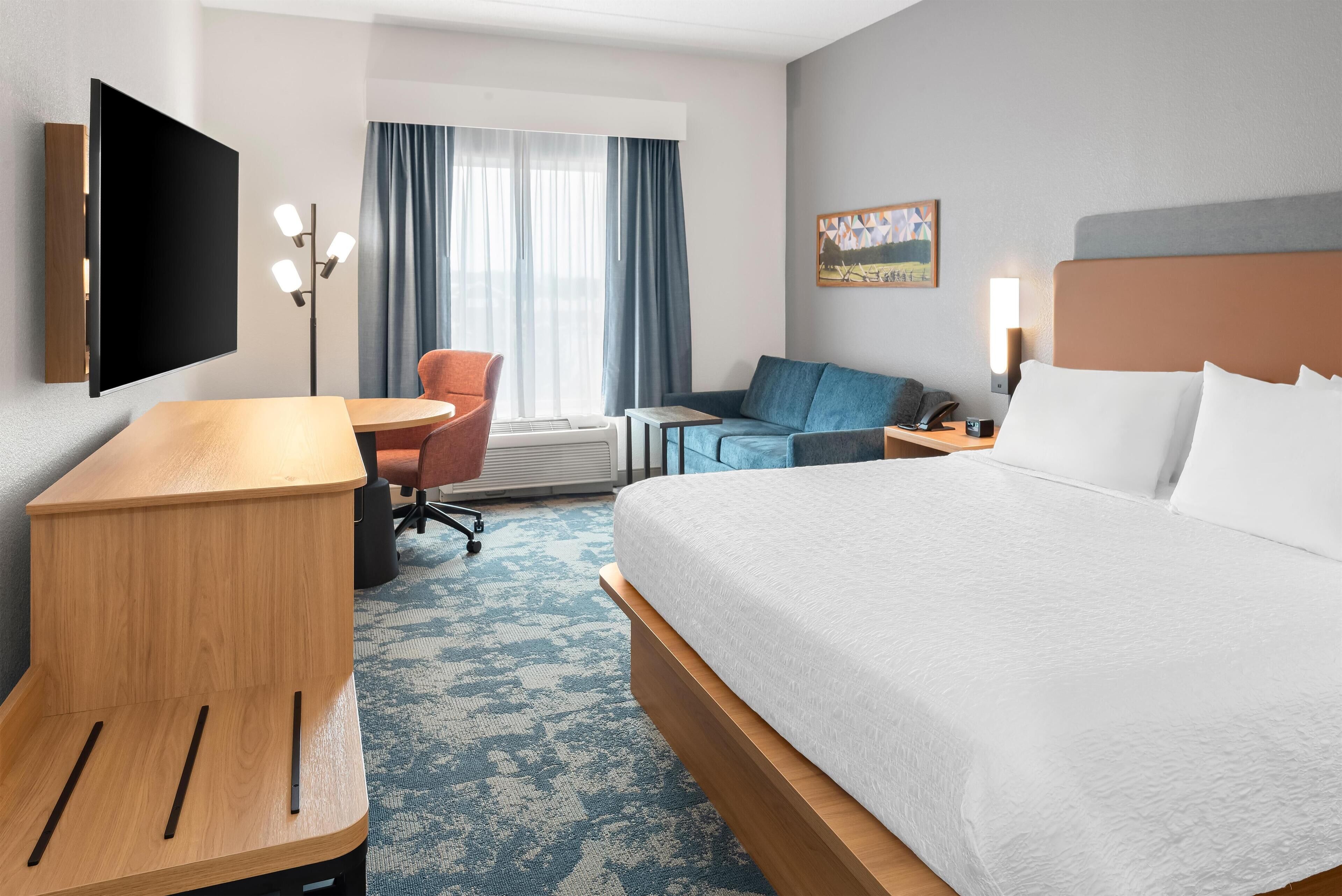 Chambre, 1 très grand lit et 1 canapé-lit, non-fumeur (Study) | Coin séjour