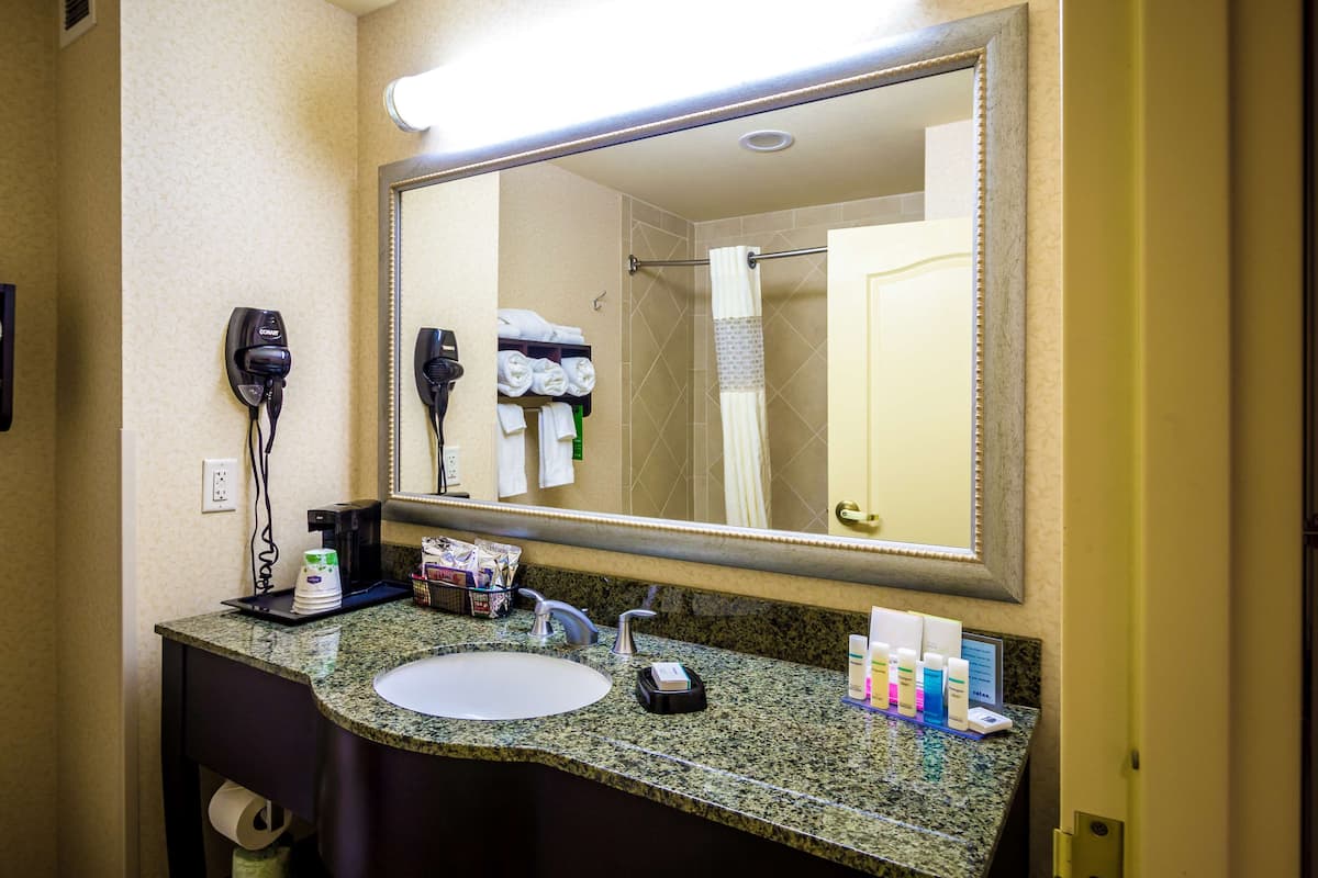 In-room safe, desk, laptop workspace, iron/ironing board