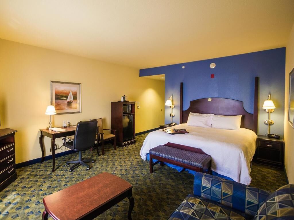 In-room safe, desk, laptop workspace, iron/ironing board