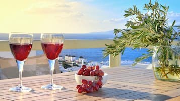 غرفة سوبيريور - بشرفة - بمنظر للبحر | شرفة/رواق