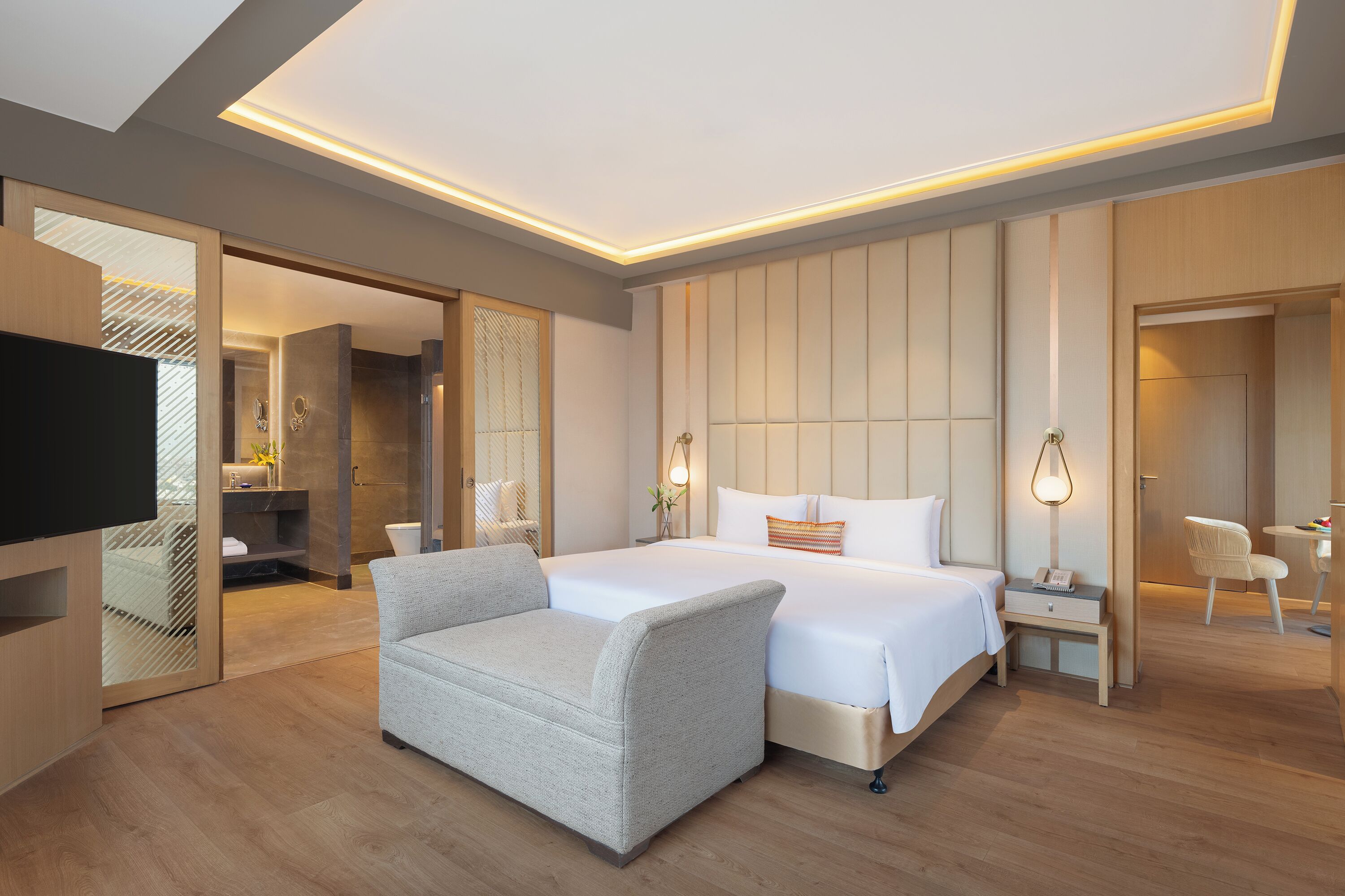 Suite, 1 King Bed (Vivanta) | Minibar, in-room safe, desk, soundproofing