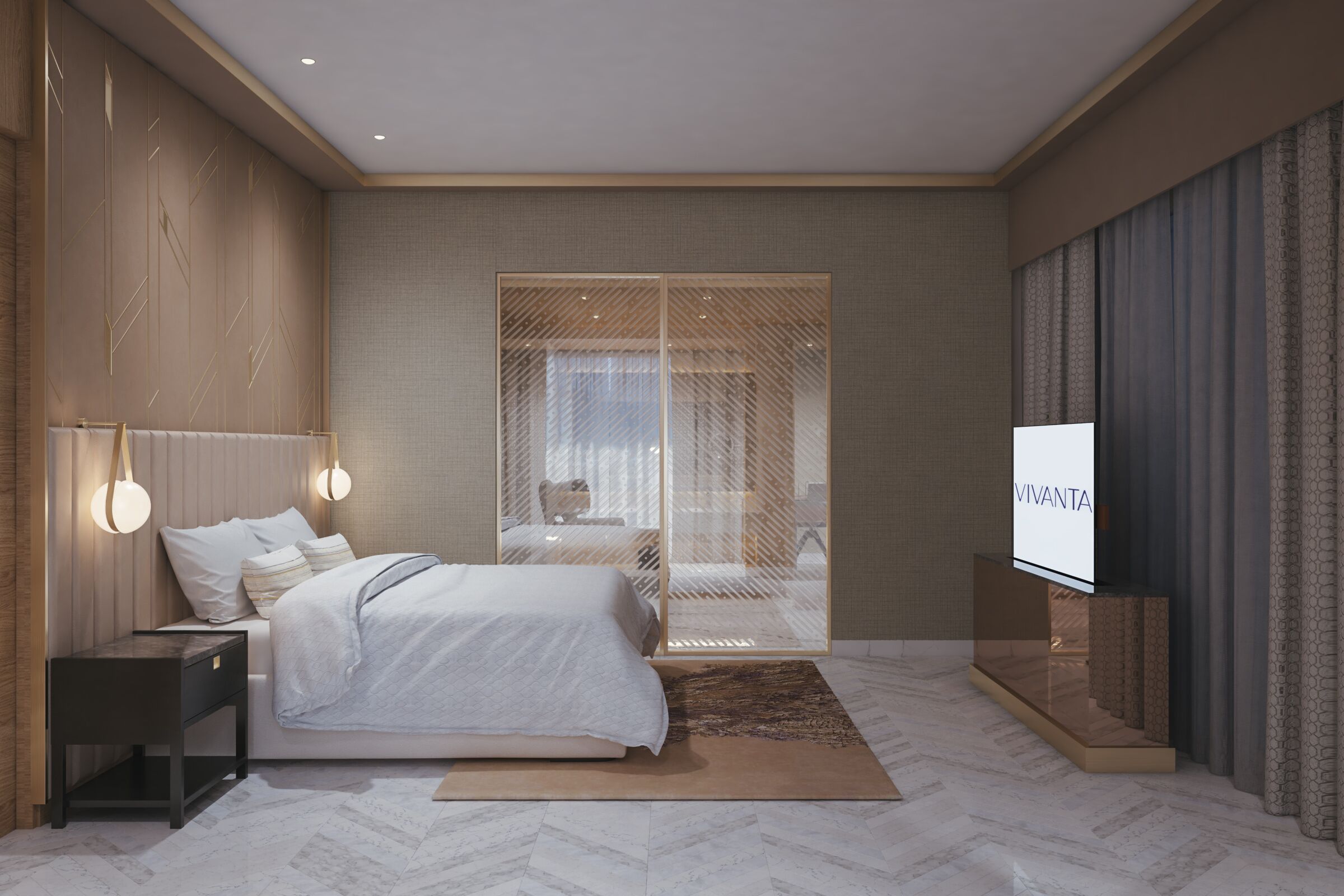 suite, 1 king bed (vivanta) | minibar, in-room safe, desk, soundproofing