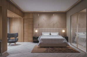 Suite, 1 kingsize bed (Vivanta) | Een minibar, een kluis op de kamer, een bureau, geluiddichte muren