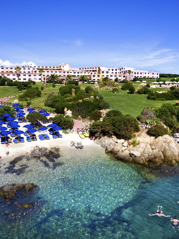 Private beach