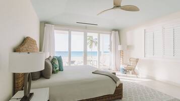 Habitación doble de uso individual, 1 habitación, para no fumadores, vista al océano | Ropa de cama de alta calidad y caja de seguridad en la habitación